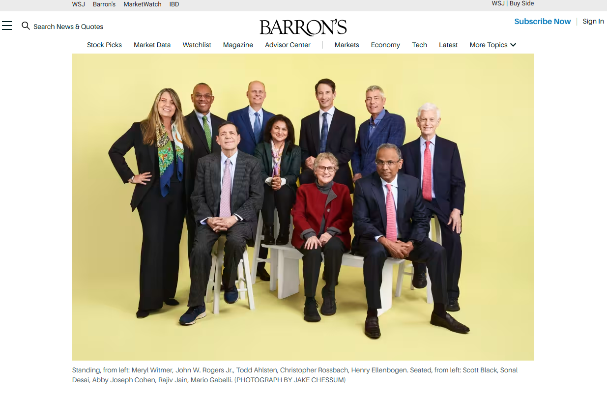 Chris Rossbach joins Barron's Roundtable Pros to choose 30 stocks to buy in 2026